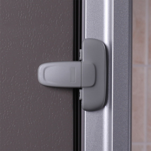 Imagen 4 de 7 de Traba De Seguridad Para Puerta De Heladera Baby Innovation Color Blanco