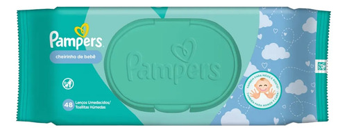 Imagen 1 de 4 de Toallitas Húmedas Pampers Aroma De Bebé Con Tapa X48