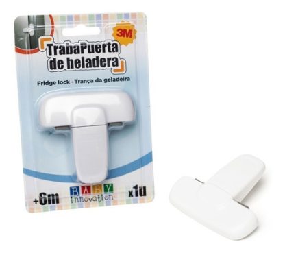 Imagen 1 de 7 de Traba De Seguridad Para Puerta De Heladera Baby Innovation Color Blanco