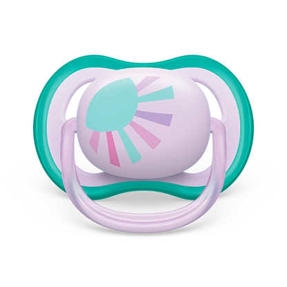 Imagen 1 de 3 de Chupete Philips Avent Ultra Air 0 - 6 Meses Color Lila SCF 086/04