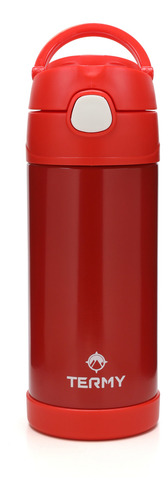 Imagen 1 de 4 de Vaso Térmico Para Niños De Acero Inoxidable -baby Innovation Color Rojo