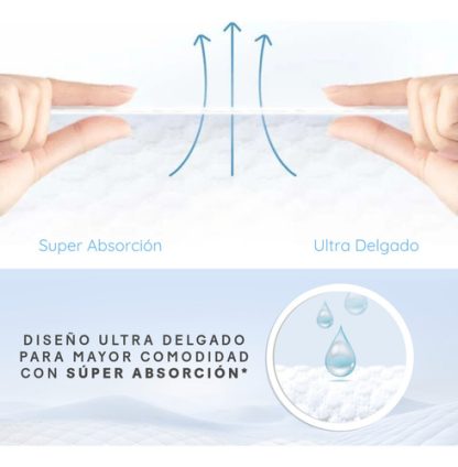 Imagen 8 de 8 de Pañales Huggies Dermacare M x 58 unidades
