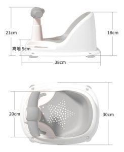 Miniatura 3 de 3 de Aro De Baño Bebe Con Sopapa Antideslizante Asiento Bañera
