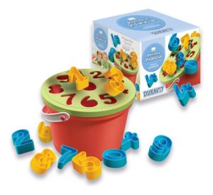 Miniatura 1 de 3 de Juguete Didactico Duravit Balde Con Números Para Bebe
