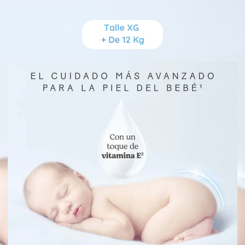 Imagen 2 de 6 de Pañales Huggies Dermacare Talle Xg De 12 A 15 Kg X 38 Unidades