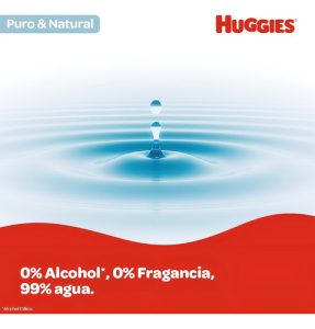 Miniatura 5 de 7 de Toallitas Húmedas Huggies Puro Y Natural 80 Unidades