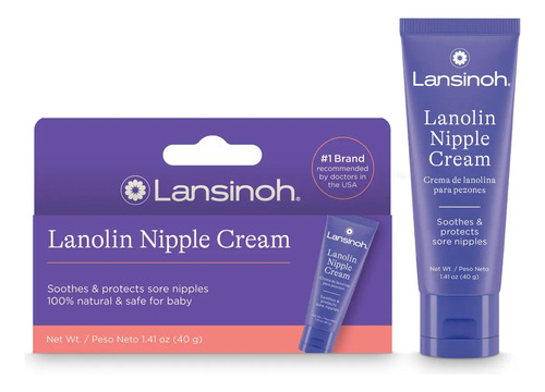 Imagen 1 de 6 de Crema De Lanolina Para Pezones Agrietados Lansinoh 40gr