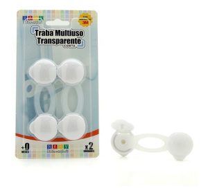 Miniatura 7 de 7 de Traba Seguridad Bebe Multiuso Transparente Corta Adhesiva - Baby Innovation