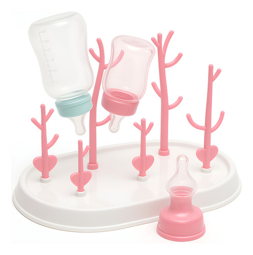 Imagen 1 de 1 de Escurridor De Mamaderas Bebe Premium Forma Bosque
