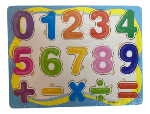 Imagen 3 de 3 de Juego De Encastre De Madera Bebe Puzzle 30×22.5cm