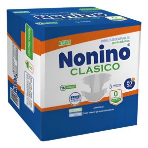 Miniatura 1 de 2 de Pañales Nonino Clásico Elastizados G x 16 unidades