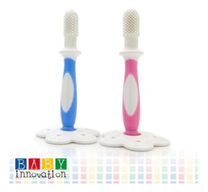 Imagen 3 de 3 de Masajeador Bucal Bebe Dedo De Silicona Y Cuidado Oral Alivio