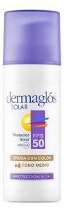 Miniatura 2 de 4 de Protector Solar Dermaglós FPS 50 Facial Tono Medio x 50g