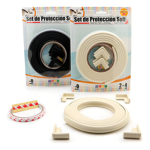 Imagen 6 de 8 de Set De Protección  Soft Tira Lateral Más Esquineros Baby Innovation