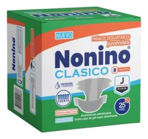 Miniatura 1 de 1 de Pañales Elastizados Nonino Clásico Juvenil (20 a 45 kg)