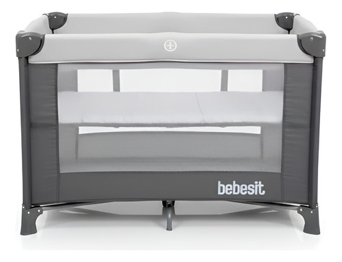 Imagen 3 de 6 de Practicuna Corralito Plegable Doble Altura Mosquitero Bebesit