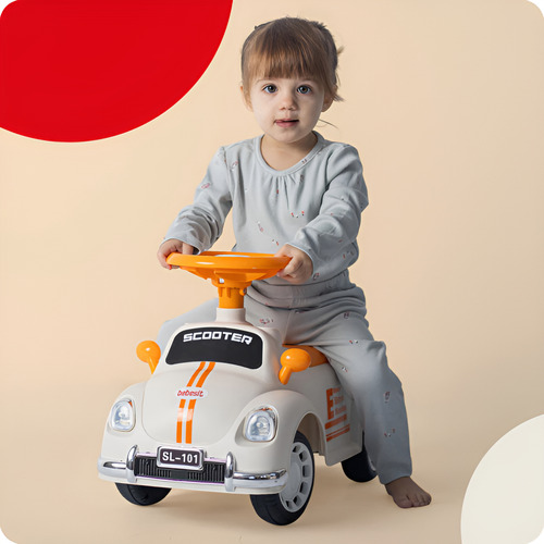 Imagen 1 de 7 de Pata Pata Auto Musical Con Luz Y Espacio De Guardado Bebesit