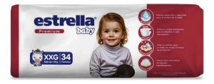 Miniatura 1 de 1 de Pañales Estrella Baby Premium XXG x 34 unidades