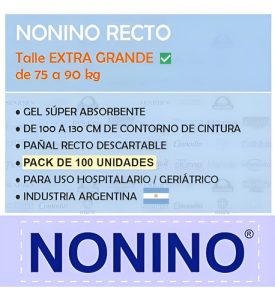 Miniatura 3 de 4 de Pañales Nonino Recto XG x 20 unidades
