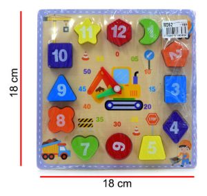 Miniatura 2 de 3 de Juguete De Encastre De Madera Para Bebes Números