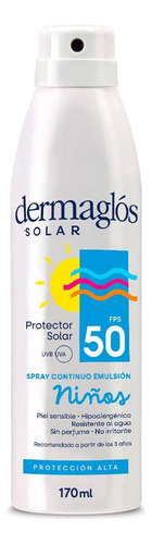 Imagen 2 de 3 de Protector Solar Dermaglós F50+ Niños x 170ml
