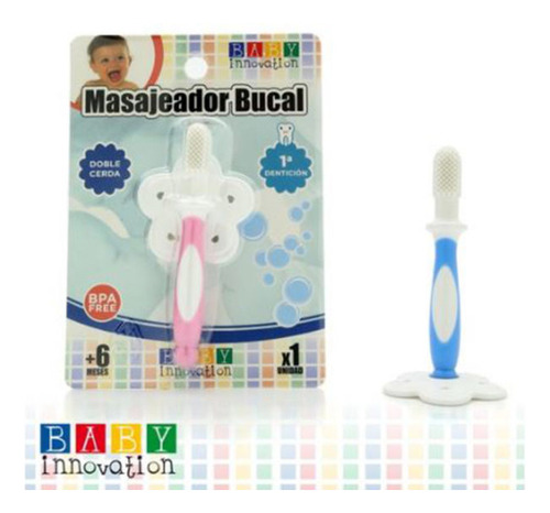 Imagen 2 de 3 de Masajeador Bucal Bebe Dedo De Silicona Y Cuidado Oral Alivio