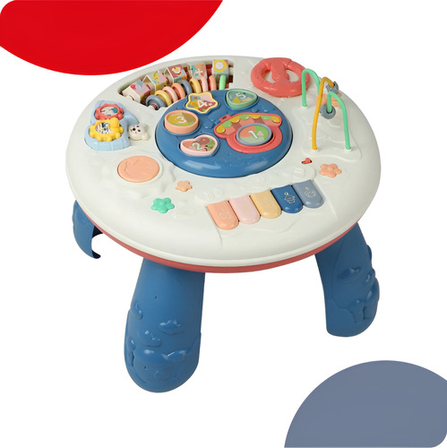 Imagen 2 de 7 de Mesa De Actividades Didactica Con Luz Y Sonido Bebesit 2006