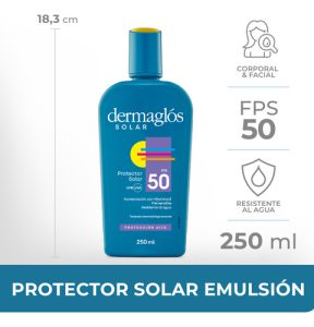 Miniatura 4 de 6 de Protector Solar Dermaglós Emulsión FPS50 x 250ml