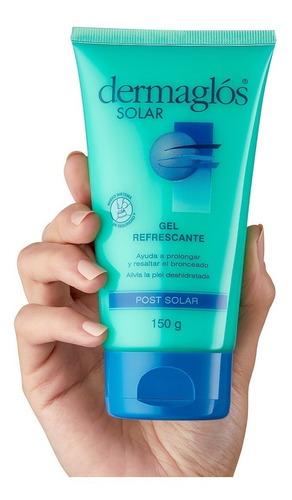 Imagen 2 de 5 de Gel Refrescante Post Solar Dermaglós x 150g