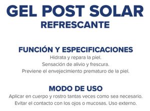 Miniatura 5 de 5 de Gel Refrescante Post Solar Dermaglós x 150g