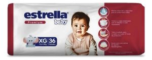 Miniatura 1 de 1 de Pañales Estrella Baby Premium XG x 36 unidades