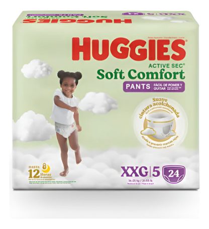 Imagen 1 de 1 de Pañales Huggies Pants Soft Comfort G Xg Xxg Todos Los Talles