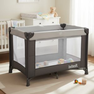 Miniatura 1 de 6 de Practicuna Corralito Plegable Doble Altura Mosquitero Bebesit