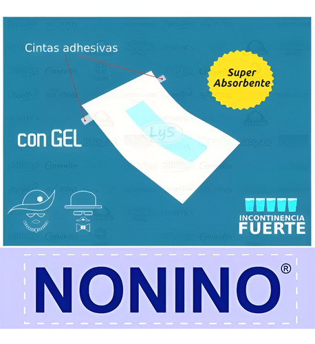 Imagen 3 de 3 de Pañales para Adultos Nonino Recto XXG x 50 unidades