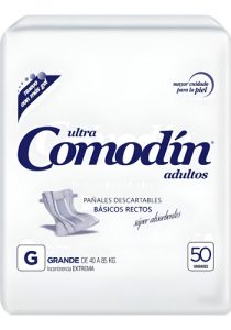 Miniatura 1 de 6 de Pañales Comodín Básicos Rectos G x 50 unidades