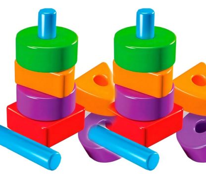 Imagen 2 de 3 de Monta Figuras 8 Piezas Apilables Bimbi 0044