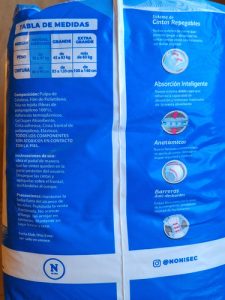 Miniatura 5 de 5 de Pañales Nonisec Juvenil Mediano Ultra Anatómico x 8 unidades