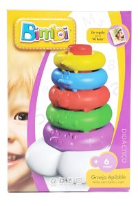 Miniatura 8 de 12 de Bimbi Granja Apilable Con 5 Animalitos 01-0115