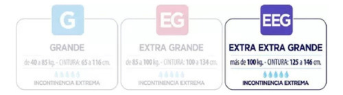Imagen 3 de 3 de Pañales Comodín Clásico EEG x 50 unidades