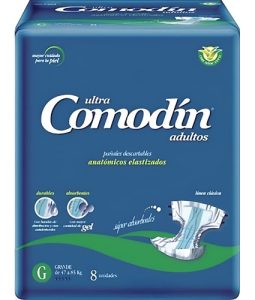 Miniatura 1 de 2 de Pañales Comodín Elastizado G x 8 unidades