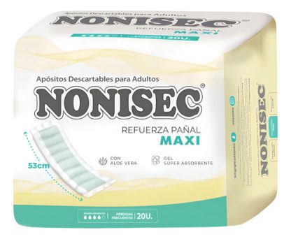 Imagen 1 de 2 de Refuerza Pañal Nonisec Maxi x 20 unidades