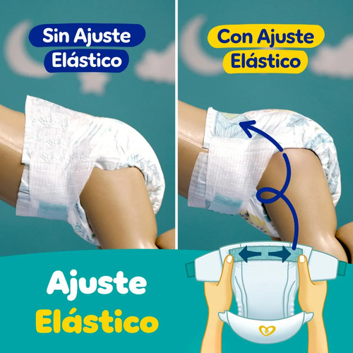 Imagen 6 de 6 de Pañales Pampers Confort Sec Babydry Xxxg 44 Unidades