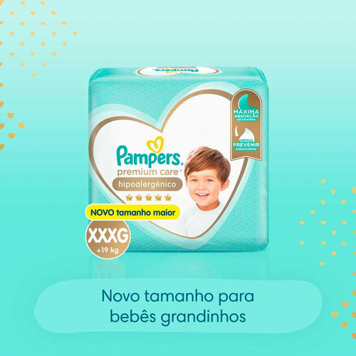 Imagen 7 de 7 de Pañales Pampers Premium Care Xxxg 52 Unidades