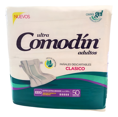 Imagen 1 de 3 de Pañales Comodín Clásico EEG x 50 unidades