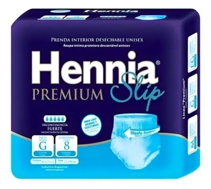 Imagen 1 de 2 de Ropa Interior Hennia Premium Slip G x 8 unidades