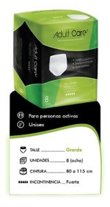 Miniatura 2 de 2 de Ropa Interior Adult Care G (Grande) x 8 unidades