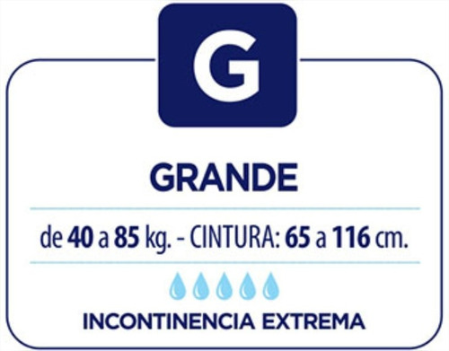 Imagen 3 de 6 de Pañales Comodín Básicos Rectos G x 50 unidades