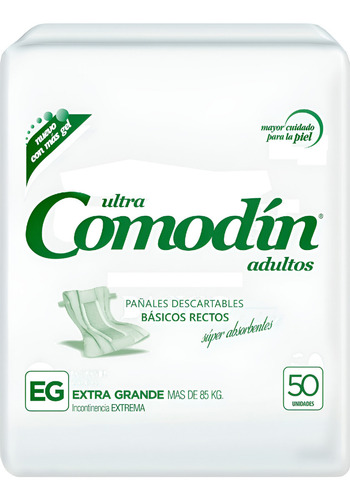 Imagen 1 de 2 de Pañales Comodín Básicos Rectos EG x 50 unidades