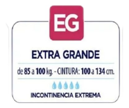 Imagen 4 de 4 de Pañales Comodín Clásico EG x 50 unidades