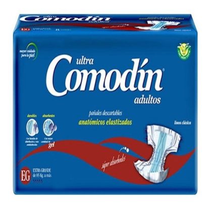 Imagen 3 de 3 de Pañales Comodín Ultra Anatómico Elastizado EG x 8 unidades